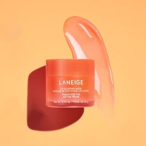 LANEIGE Lip Sleeping Mask in PEACH ICED TEA🍑F/S w/Applicator NEW IN BOX!